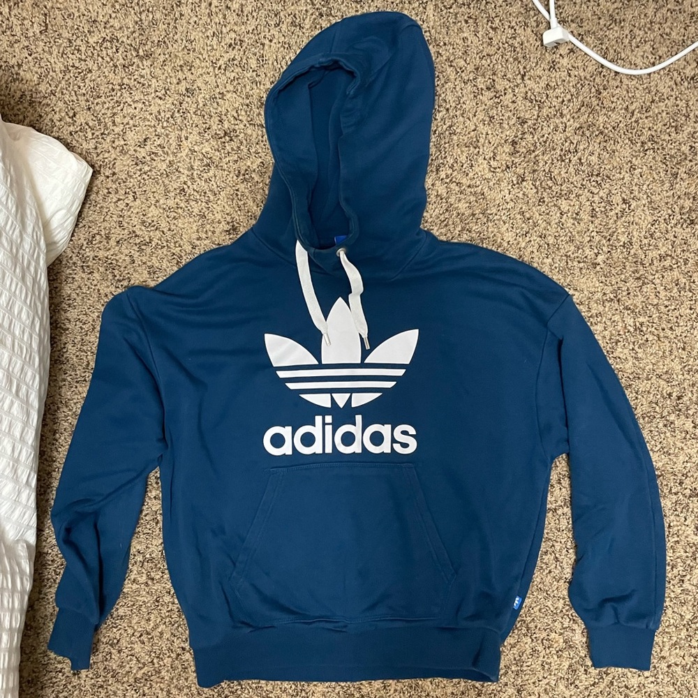 Adidas blue hoodie